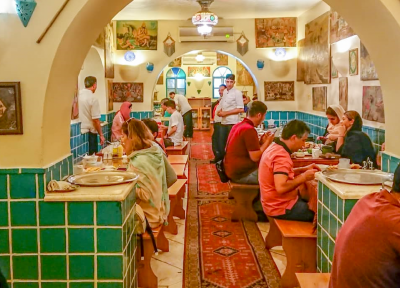 رستوران های دیزی سرای تهران ، یک آبگوشت خوشمزه